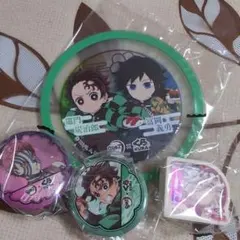 ☆最終値下げ早い物勝ち☆鬼滅の刃コースター&缶バッチ&消しゴムの4点セット！！