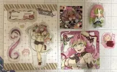 鬼滅の刃　甘露寺蜜璃　アクリルスタンド　コースター　ステッカー