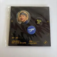 新品未開封】Stray Kids UNLOCK ピンバッジ ヒョンジン - メルカリ