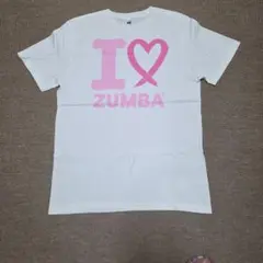 I ♥ ZUMBA ホワイト Tシャツ ワンサイズ　正規品