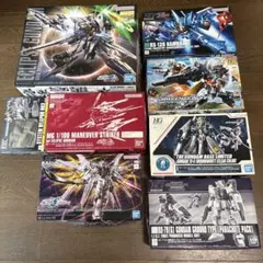 HG 宇宙世紀8点セット まとめ売り ナイチンゲール サイサリス他 ガンプラHG 宇宙世紀8点セット まとめ売り ナイチンゲール サイサリス