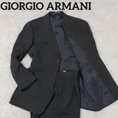 希少✨GIORGIOARMANI スーツ　52深緑　XXLサイズ ヘリンボーン