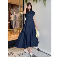 2025年最新】DENIM shirt belted dress herliptoの人気アイテム