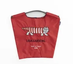 新品 Lisa Larson×Ball&ChainマイキーエコバッグMサイズ赤のサムネイル