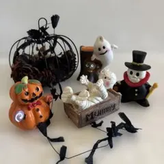 ハロウィンゴーストミニオブジェ ナチュラルキッチン サリュ ダイソー