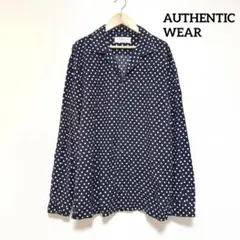 AUTHENTIC WEAR / UNITED ARROWS ドット柄 シャツ