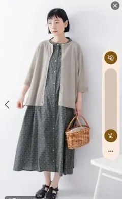PAR ICI パーリッシィ小花柄抜染サイドギャザーワンピース - メルカリ