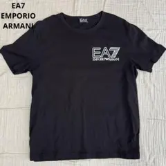 EA7 EMPORIO ARMANI Tシャツ ブラック ロゴプリント 半袖