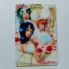 ONE PIECE カード ルフィ＆チョッパー ナミ＆ロビン 2枚セット - メルカリ