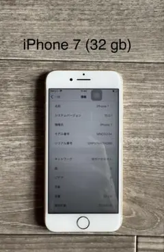 iPhone 7 (32 GB) ジャンク