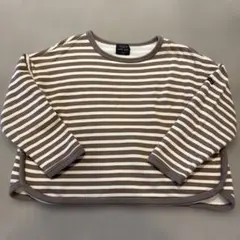 petit main プティマイン　ボーダー　トレーナー 120