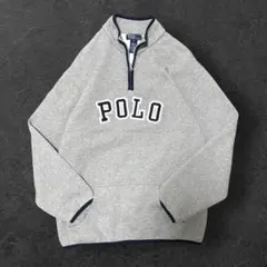 ラルフローレン　ハーフジップスウェット　北マリアナ諸島製