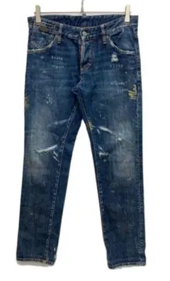美品　DSQUARED　ディースクエアード　イタリア製ダメージデニムパンツ