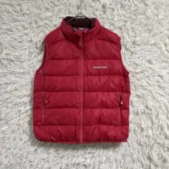 希少　90s montbell モンベル ダウンベスト リバーシブル 90'S mont-bell reversible down vest L