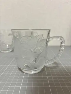 グラス 花柄 4個セット