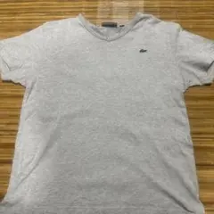 LACOSTE スリムフィット グレー Tシャツ