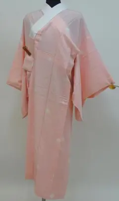 K中古美品 長襦袢 花柄 衣文抜き付き くすみピンク□N80623-05 - メルカリ