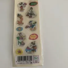 ミッキーぷくぷくシール レトロ