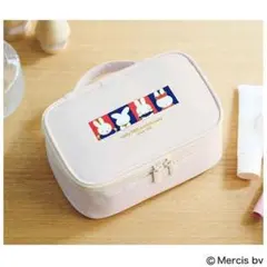 リンネル 付録　 miffy 鏡が立てられて便利なドレッサーポーチ