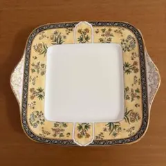 WEDGWOOD インディア スクエアプレート 持ち手付き　ボーンチャイナのサムネイル