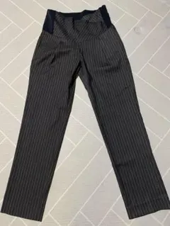 ストライプ マタニティパンツ
