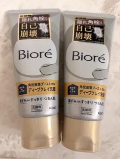 【新品・2本セット】ビオレ おうちdeエステ ディープクレイ洗顔料 180gのサムネイル