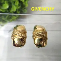 良品 GIVENCHY ジバンシィ イヤリング ゴールド ロープ編み風デザインのサムネイル