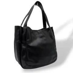 美品 イザック ハンドバッグ ショルダーバッグ 肩掛け カウレザー ブラックのサムネイル