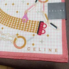 CELINE ハンカチ チェーンモチーフ