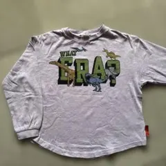 BREEZE ブリーズ恐竜プリント長袖カットソー ロンT 120サイズ