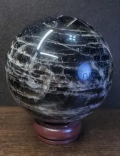 モリオン丸玉 黒水晶 がパワーストーン 鑑賞石 自然石 原石 - メルカリ