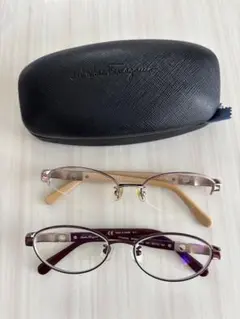 Salvatore Ferragamo メガネ フレームブラウン