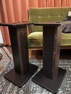 ネジ足りず ミドルアトランティック 高さ91cm スピーカースタンド 木製