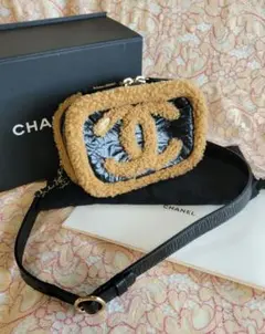 未使用近 CHANEL ココマニア デカココ ウエストポーチ ボディバッグ