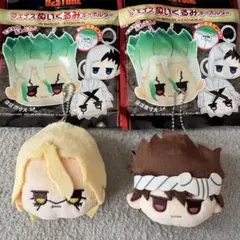 DAISO Dr.STONE フェイスぬいぐるみキーホルダー　スタンリー　クロム