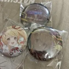 ホロライブ regloss 缶バッジ 轟はじめ 音乃瀬奏 一条莉々華 美品