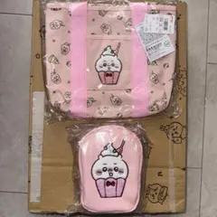 【新品】ちいかわ　サガラ刺繍トートバッグ サガラ刺繍 ポーチ ちいかわセット