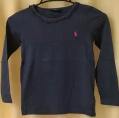 ラルフローレン刺繍入りネイビーTシャツのサムネイル