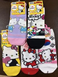 キティ靴下　5点セット