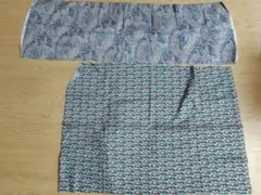 リバティ幾何学模様とペイズリー柄の生地セット