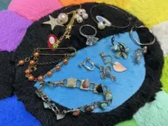 片耳イヤリング まとめ売り 指輪 ブレスレット 含む アソート ヴィンテージ風