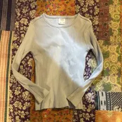 ZARA リブ長袖カットソー 6-7サイズ
