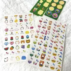 平成レトロ　サンリオ　キティ　けろっぴ　シールまとめ売り　シール交換