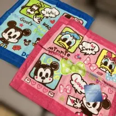 ディズニー キャラクタータオル 2枚セット