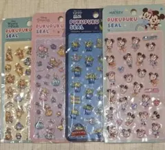 PUKUPUKU SEAL プクプクシール ディズニー ４点