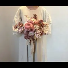 ウェディングブーケ　アーティフィシャルフラワー