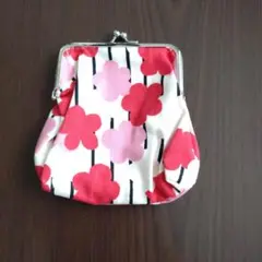 花柄がま口財布