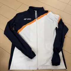 YONEX ジップアップパーカー ネイビー ホワイト レディースOサイズ 
