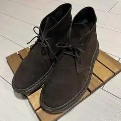 CLARKS ORIGINALS ダークブラウン デザートブーツ　スエード