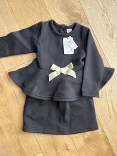 プティマイン 上下セットアップ 100 裏起毛